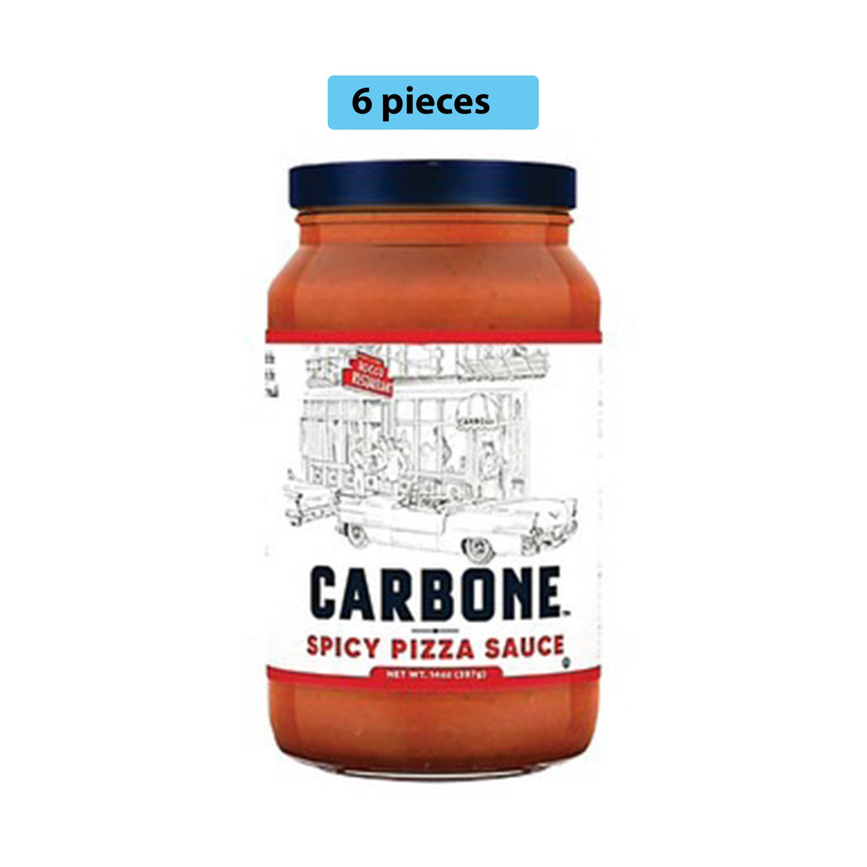 CARBONE SPICY PIZZA SAUCE 14 OZ JAR
