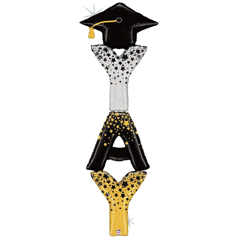 Graduation Foil Balloon 72 Inch Special Delivery Yay Grad