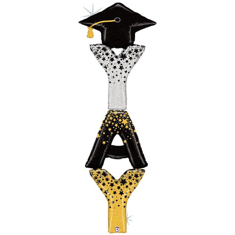 Graduation Foil Balloon 72 Inch Special Delivery Yay Grad
