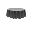 Polyester Poplin Fabric - Seamless Round Tablecloth, 72" Diameter (1 Piece)