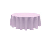 Polyester Poplin Fabric - Seamless Round Tablecloth, 72" Diameter (1 Piece)