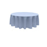Polyester Poplin Fabric - Seamless Round Tablecloth, 72" Diameter (1 Piece)