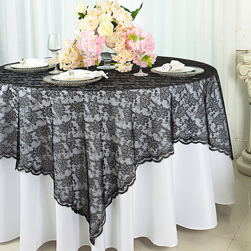 Caspari Square Lace Table Overlay Tablecloth Elegant Decor