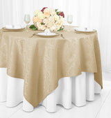 Square Marquis Damask Jacquard Table Overlay 240GSM