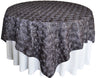 Seamless Rectangular Satin Rosette Tablecloth