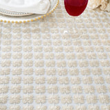 Square Lace Table Overlay 72x72 Ivory
