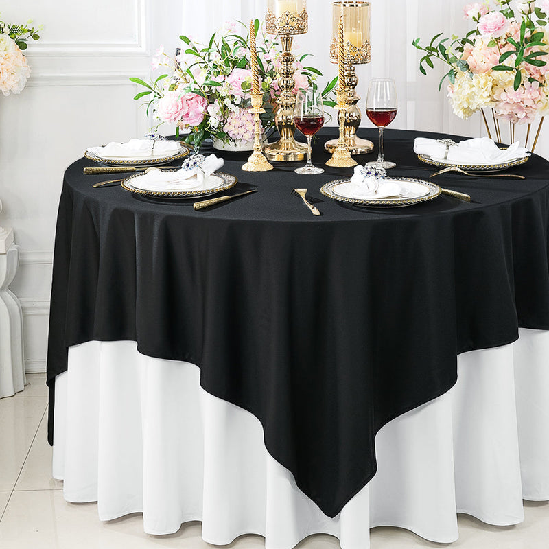 Square Scuba Table Overlay 72x72 Black