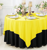 Square Scuba Table Overlay 72x72 Canary Yellow