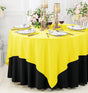 Square Scuba Table Overlay 72x72 Canary Yellow
