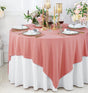 Square Scuba Table Overlay 72x72 Rose Pink
