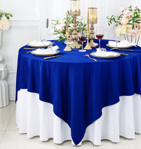 Square Scuba Table Overlay 72x72 Royal Blue