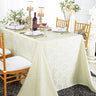 Marquis Damask Jacquard Polyester Rectangular Tablecloth