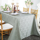 Marquis Damask Jacquard Polyester Rectangular Tablecloth