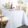 Marquis Damask Jacquard Rectangular Tablecloth