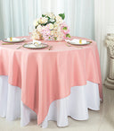 Seamless Square Premium Polyester Table Overlay 240GSM