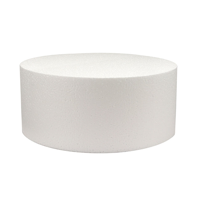 O'Creme Round Polystyrene Cake Dummy, 18" Diameter x 6" High