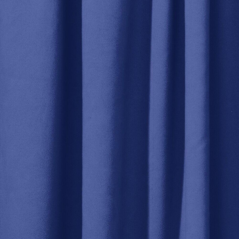 Encore Royal Blue Synthetic Velour Fabric - Opaque, 62" Width (By The Yard)