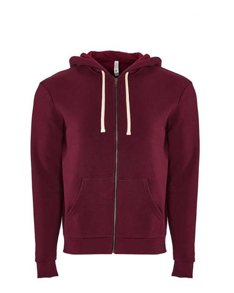 Next Level Unisex Santa Barbara Full-Zip Hoodie Sweatshirt