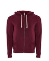 Next Level Unisex Santa Barbara Full-Zip Hoodie Sweatshirt