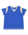 LAT Women's Curvy Lace-Up Fine Jersey Tee