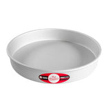 Fat Daddio's Round Aluminum Pans, 16-Gauge Hard Anodized Aluminum, Galvanized Steel 2" high and up to 18" Diameter