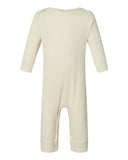 Rabbit Skins Infant Long Legged Baby Rib Bodysuit