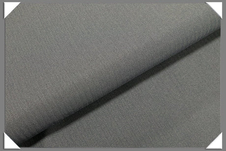 Light Grey Vegan Herringbone Polyester Fabric - Herringbone Pattern, Light Grey, 60" Width