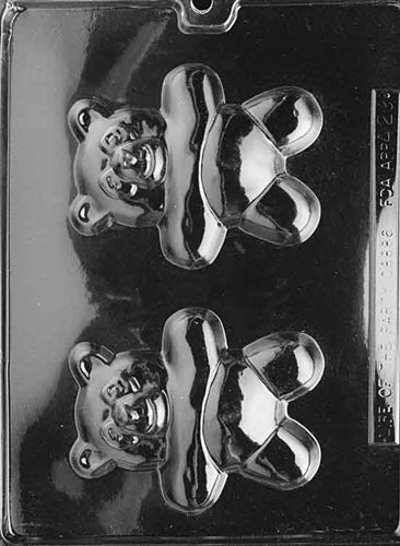 Big Eyed Teddy Bear Chocolate Mold - LPA029