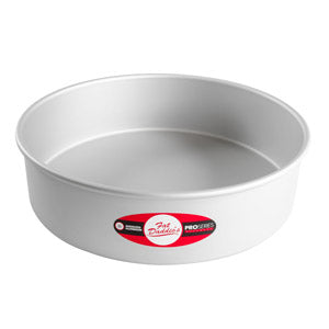 Fat Daddio's Round Aluminum Pans, 16-Gauge Hard Anodized Aluminum, Galvanized Steel 4" high and up to 14" Diameter