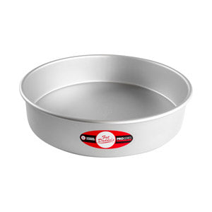 Fat Daddio's Round Aluminum Pans, 16-Gauge Hard Anodized Aluminum, Galvanized Steel 4" high and up to 14" Diameter
