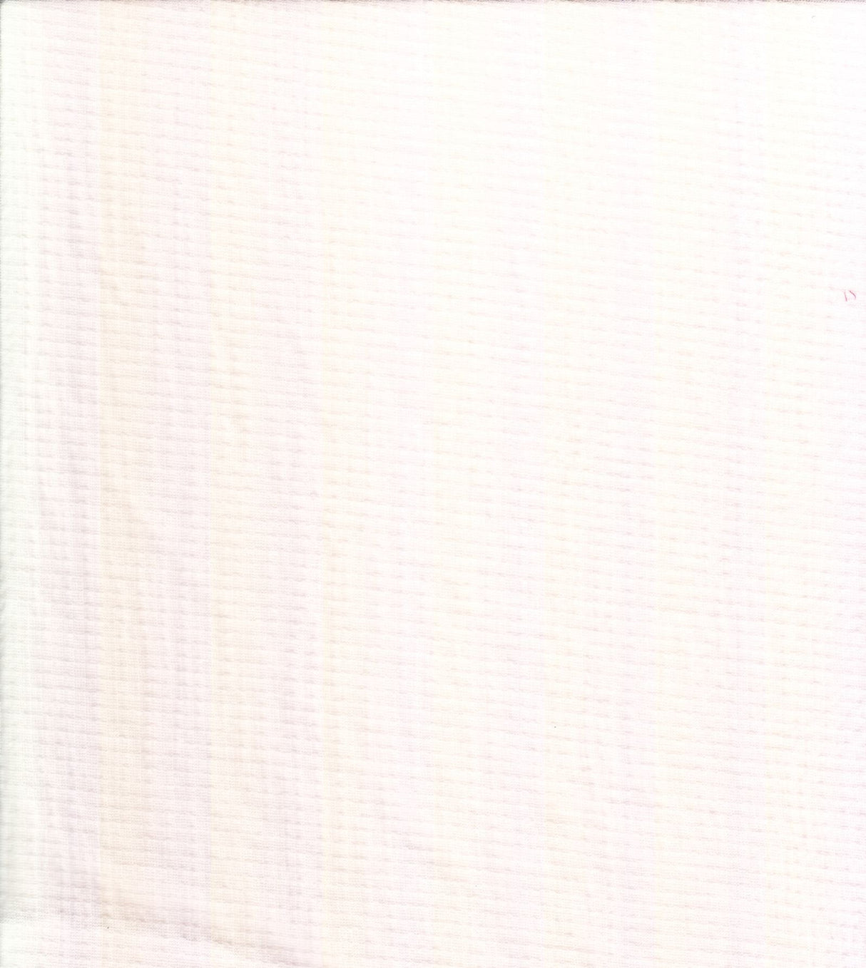 Poly Span Knit Solid White Fabric