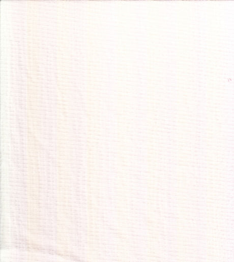 Poly Span Knit Solid White Fabric