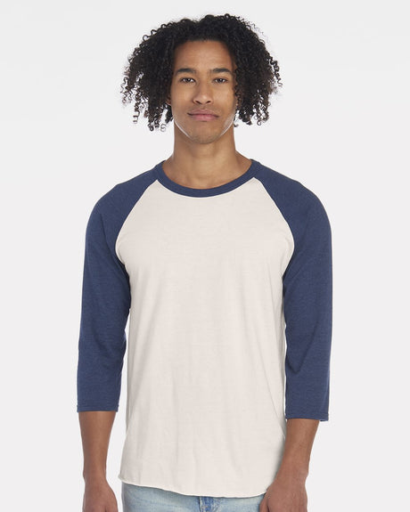 Premium Blend Ringspun Three-Quarter Sleeve Raglan Baseball T-Shirt