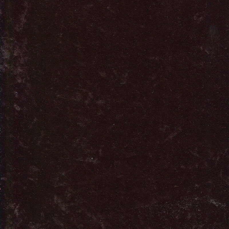Stretch Velvet Solid Black Knit Fabric