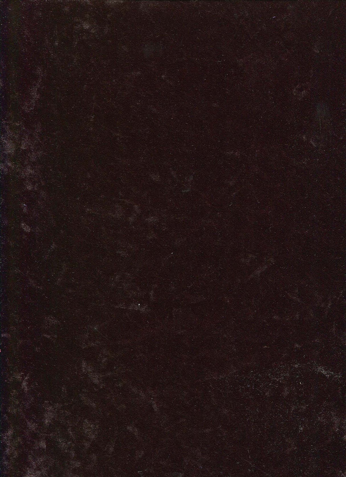 Stretch Velvet Solid Black Knit Fabric