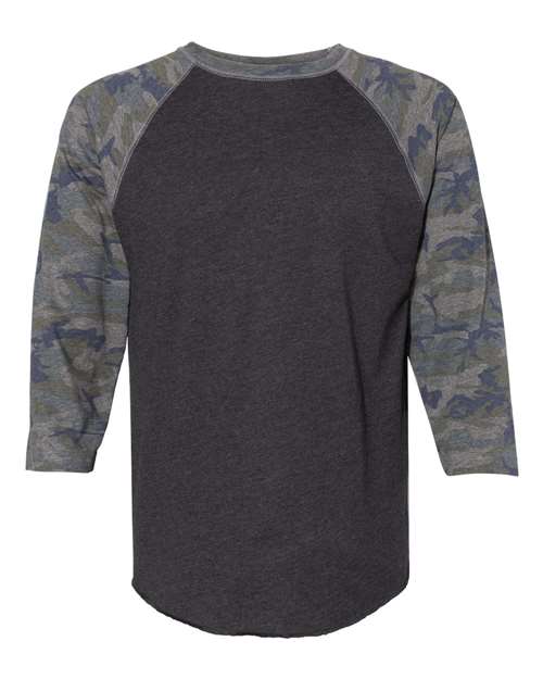 LAT Men's Baseball Fine Jersey Three-Quarter Sleeve Tee