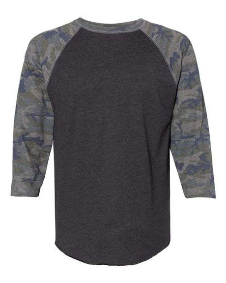 LAT Men's Baseball Fine Jersey Three-Quarter Sleeve Tee