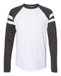 LAT Unisex Fine Jersey Mash Up Long Sleeve Tee