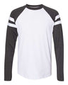LAT Unisex Fine Jersey Mash Up Long Sleeve Tee