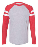 LAT Unisex Fine Jersey Mash Up Long Sleeve Tee