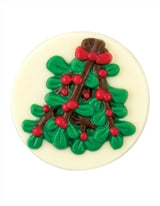 Mistletoe Cupcake Topper Chocolate Mold