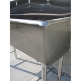Custom Made Commercial Hand Sink Stainless Steel 6 Feet Wide