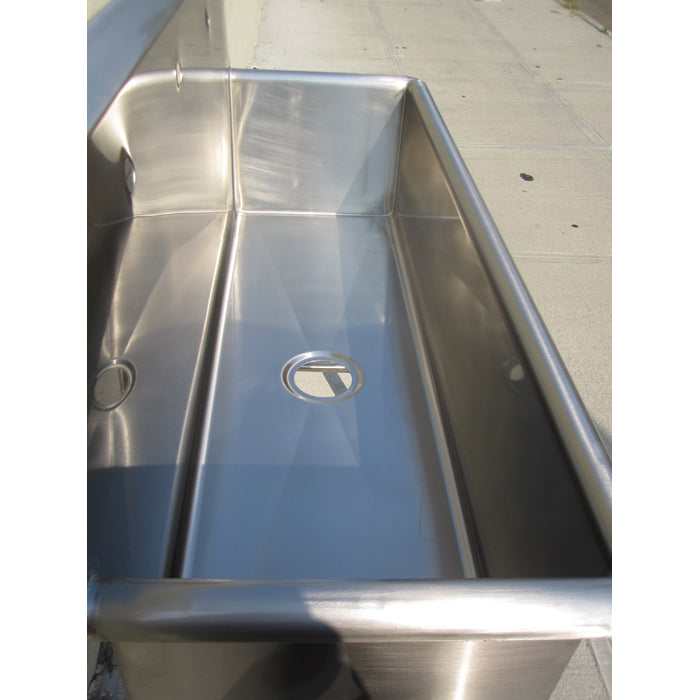 Custom Made Commercial Hand Sink Stainless Steel 6 Feet Wide