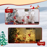 Starfree 54-in Freestanding Reindeer Yard Decoration with White LED Lights