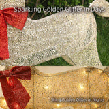 Starfree 54-in Freestanding Reindeer Yard Decoration with White LED Lights