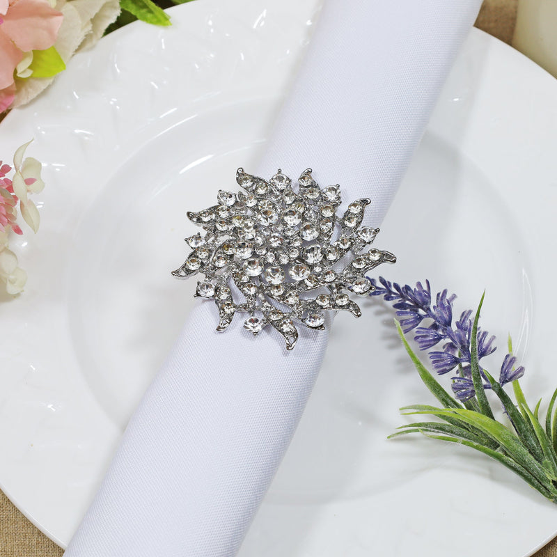 Rhinestone Napkin Ring Vintage