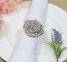 Rhinestone Napkin Ring with Elegant Ribbon 12 pc