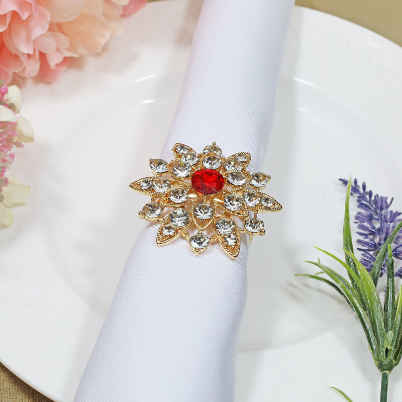 Rhinestone Napkin Ring North Star