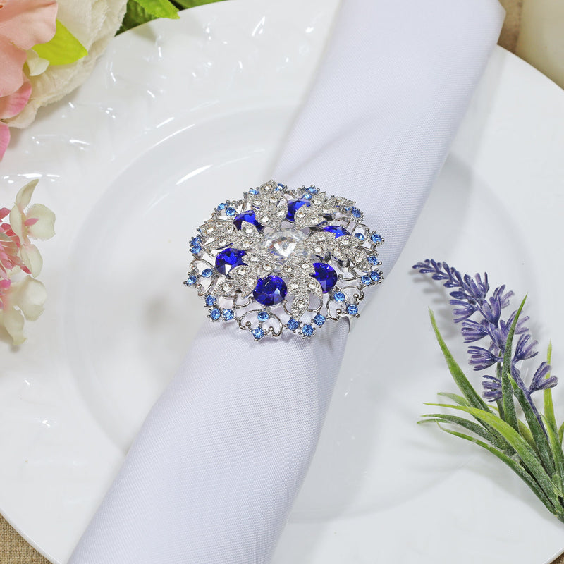 Rhinestone Napkin Ring Snowflake