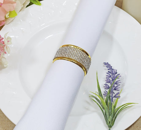 Rhinestone Napkin Ring Crystal Band